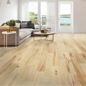 Luxury vinyl flooring in living room | Allied Flooring & Paint