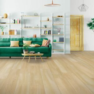 Laminate flooring in living room | Allied Flooring & Paint