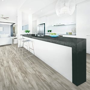 Laminate flooring in kitchen | Allied Flooring & Paint