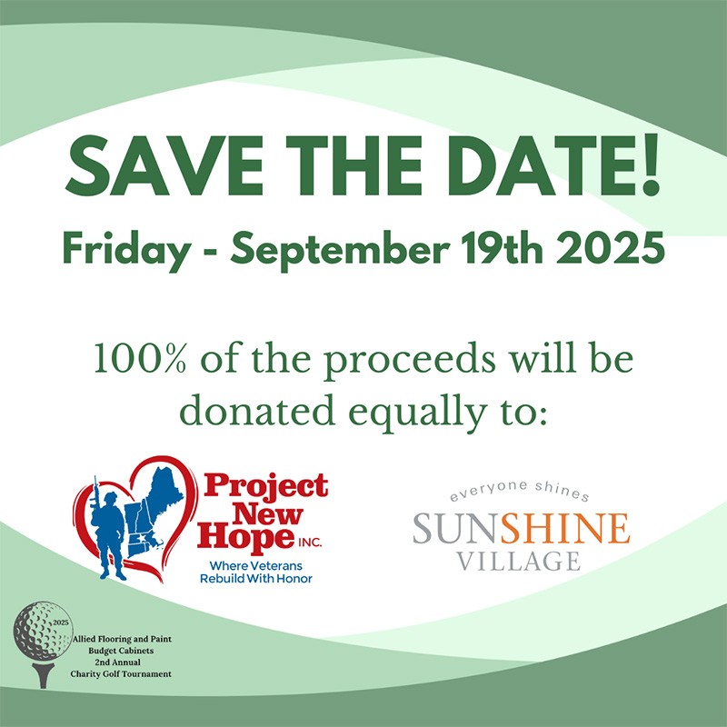 Save the Date! Friday, September 19th, 2025. 100% of the proceeds will be donatated equally to Project New Hope and Sunshine Village.