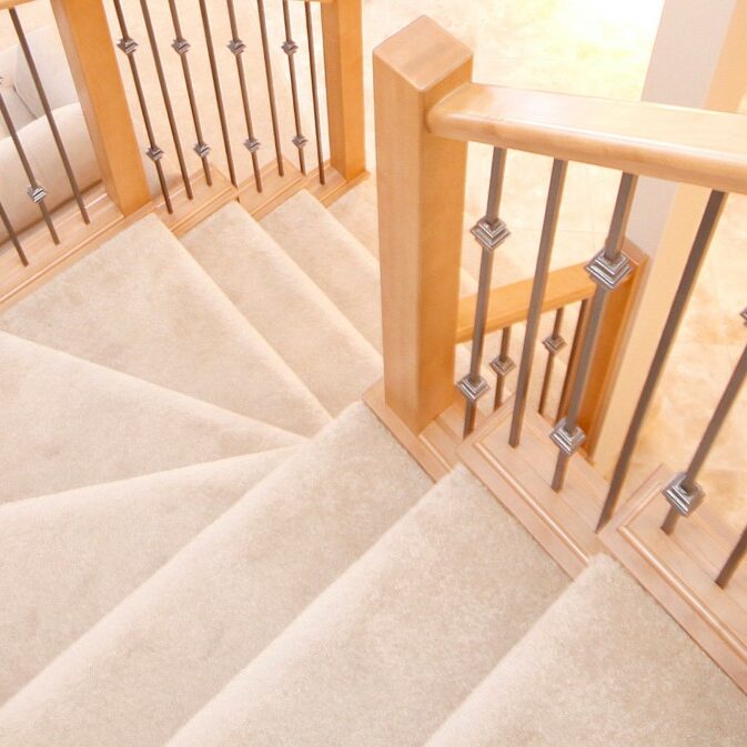 Carpeting on stairs | Allied Flooring & Paint